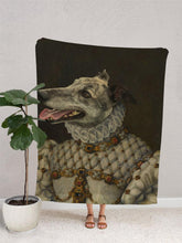 Load image into Gallery viewer, The Noblewoman - Custom Pet Blanket - NextGenPaws Pet Portraits