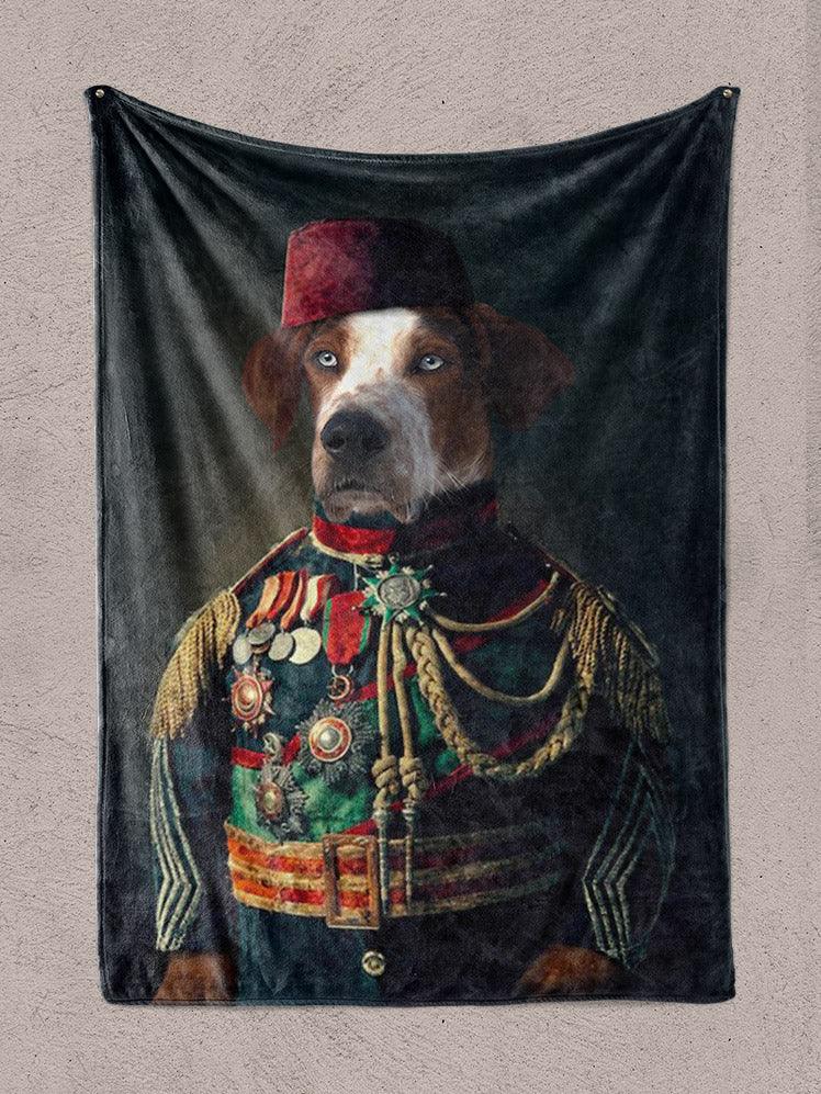 The Ottoman - Custom Pet Blanket - NextGenPaws Pet Portraits