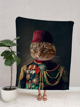 Load image into Gallery viewer, The Ottoman - Custom Pet Blanket - NextGenPaws Pet Portraits