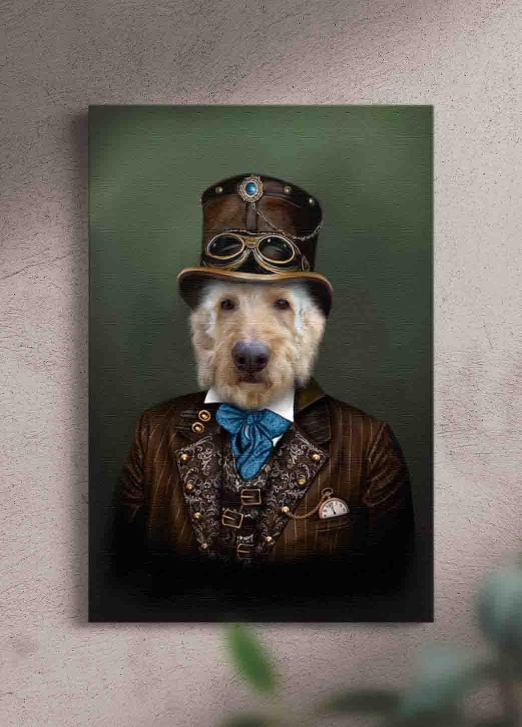 The Pilot - Custom Pet Portrait - NextGenPaws Pet Portraits