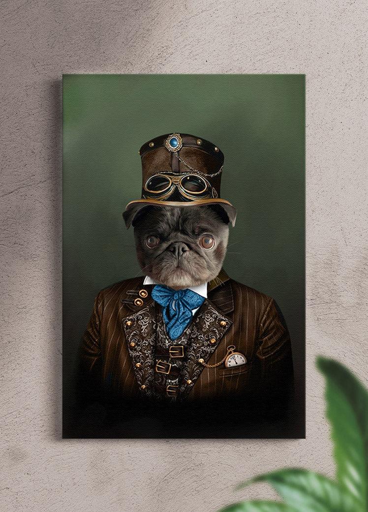 The Pilot - Custom Pet Portrait - NextGenPaws Pet Portraits