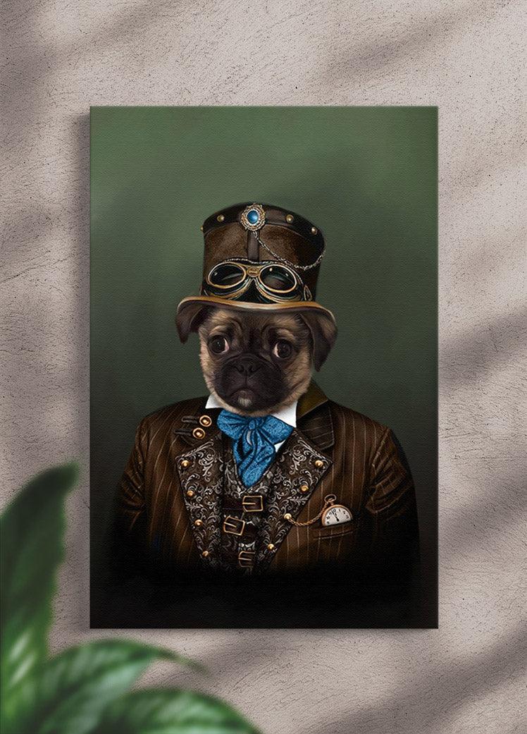 The Pilot - Custom Pet Portrait - NextGenPaws Pet Portraits