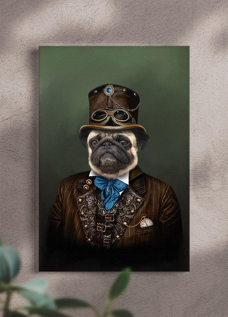 The Pilot - Custom Pet Portrait - NextGenPaws Pet Portraits