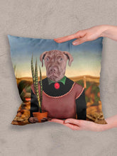 Load image into Gallery viewer, The Plant Lady - Custom Pet Pillow - NextGenPaws Pet Portraits