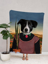 Load image into Gallery viewer, The Plant Lady - Custom Pet Blanket - NextGenPaws Pet Portraits