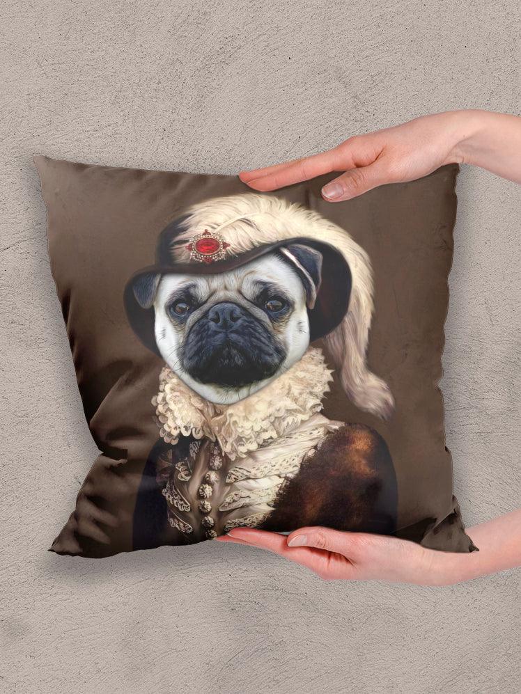 The Queen - Custom Pet Pillow - NextGenPaws Pet Portraits