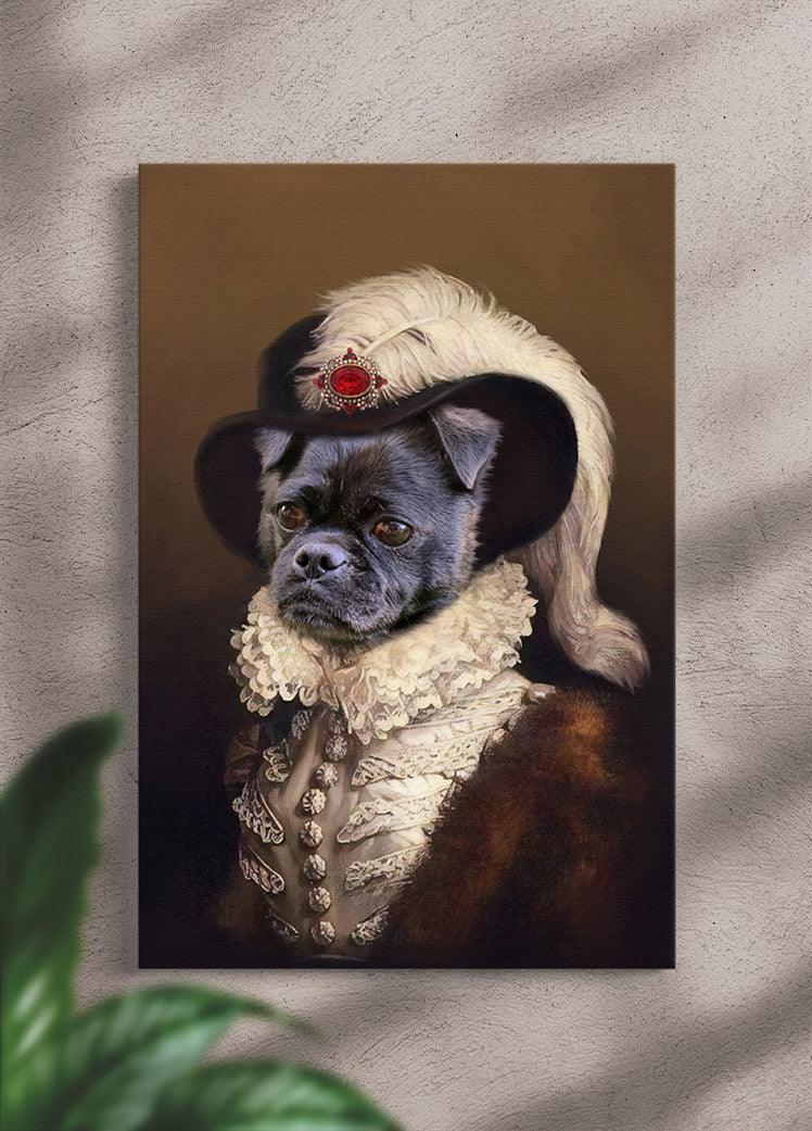 The Queen - Custom Pet Portrait - NextGenPaws Pet Portraits