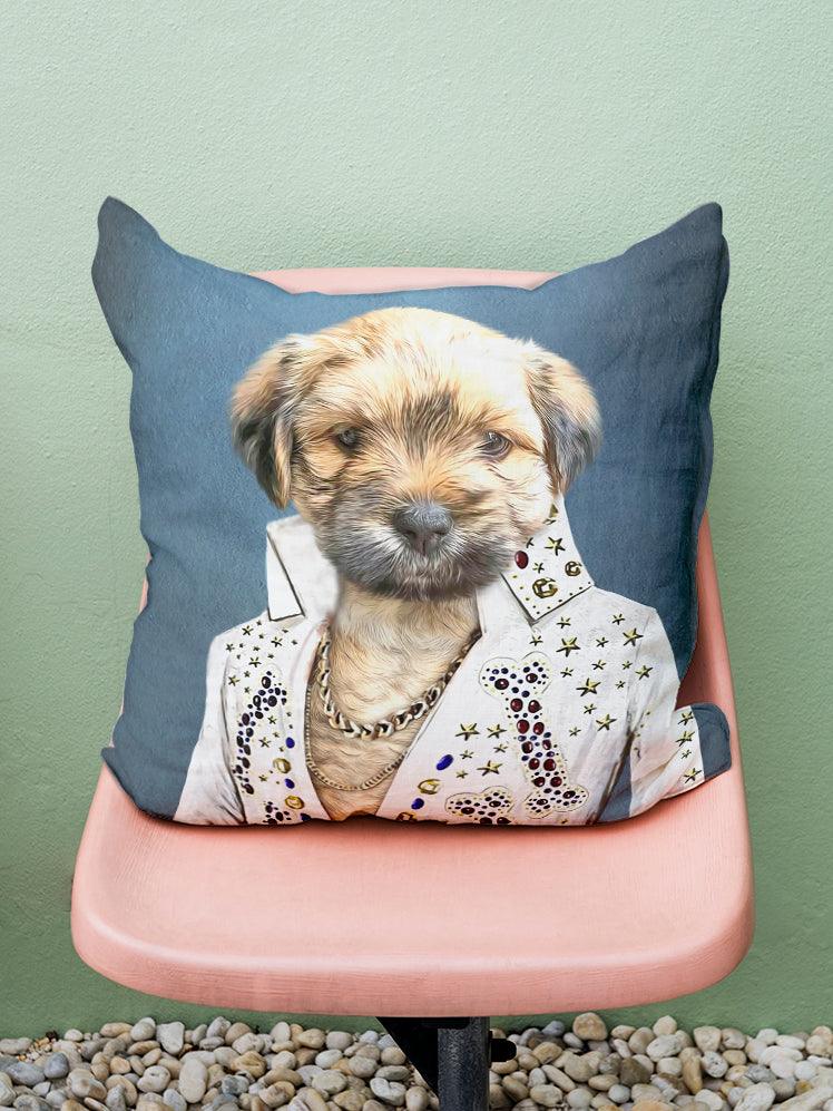 The Rock God - Custom Pet Pillow - NextGenPaws Pet Portraits