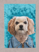 Load image into Gallery viewer, The Trendy Denim - Custom Pet Blanket - NextGenPaws Pet Portraits