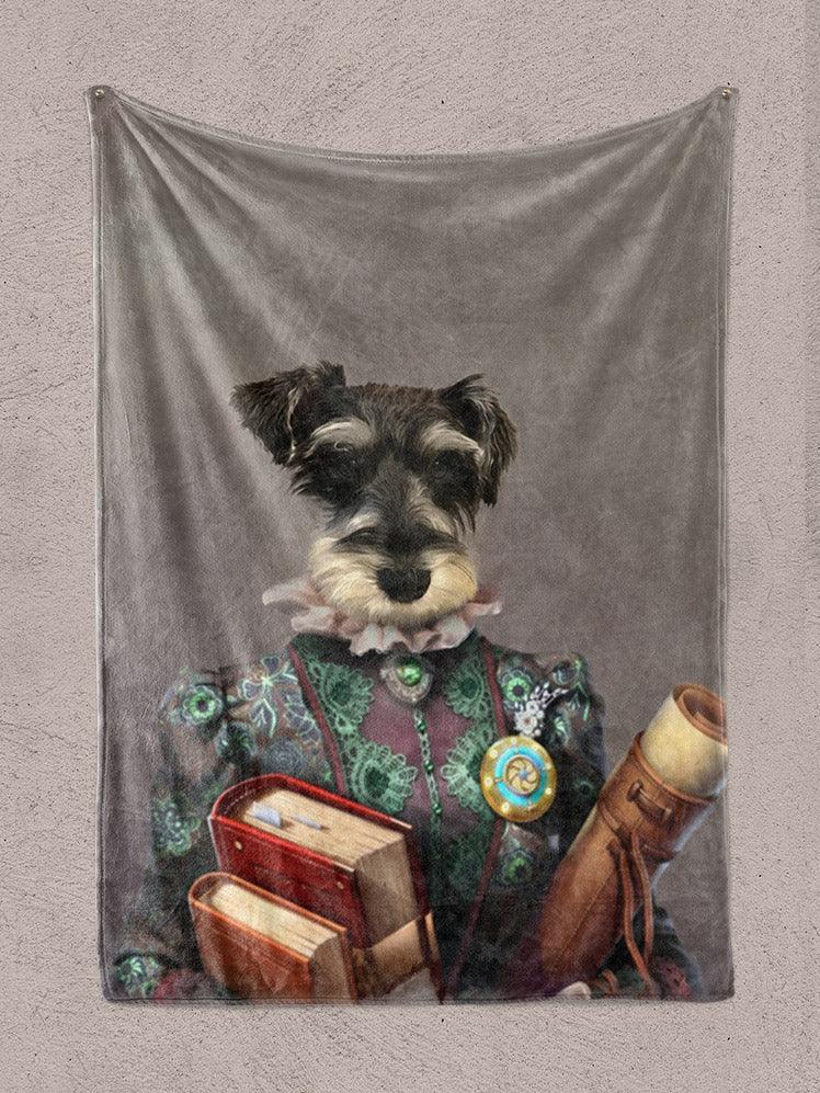 The Tutor - Custom Pet Blanket - NextGenPaws Pet Portraits