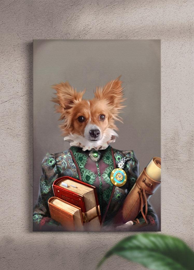 The Tutor - Custom Pet Portrait - NextGenPaws Pet Portraits