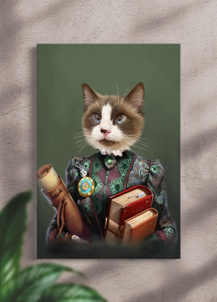 The Tutor - Custom Pet Portrait - NextGenPaws Pet Portraits