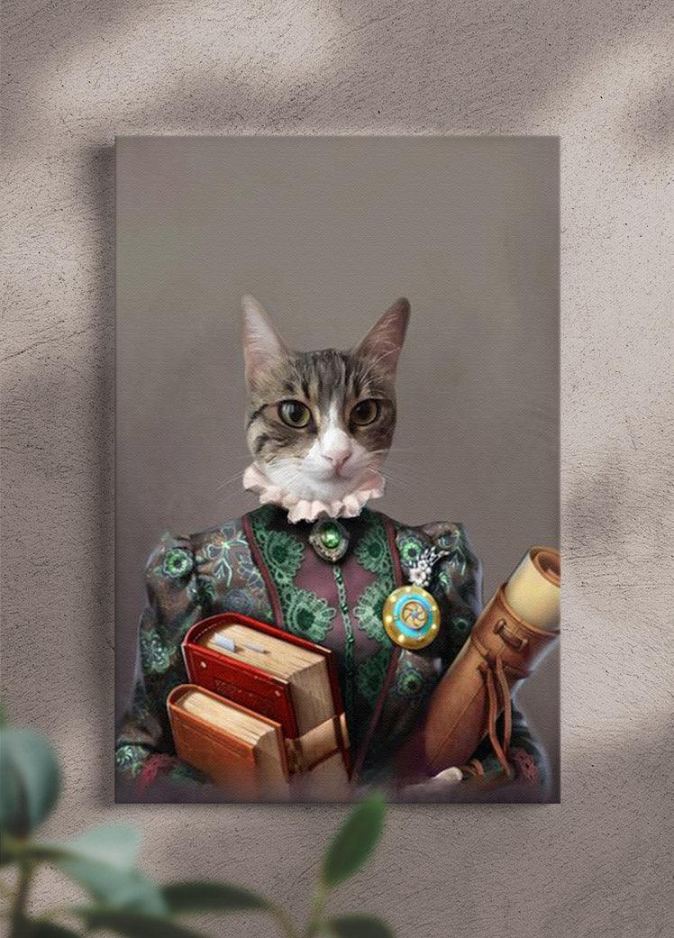 The Tutor - Custom Pet Portrait - NextGenPaws Pet Portraits
