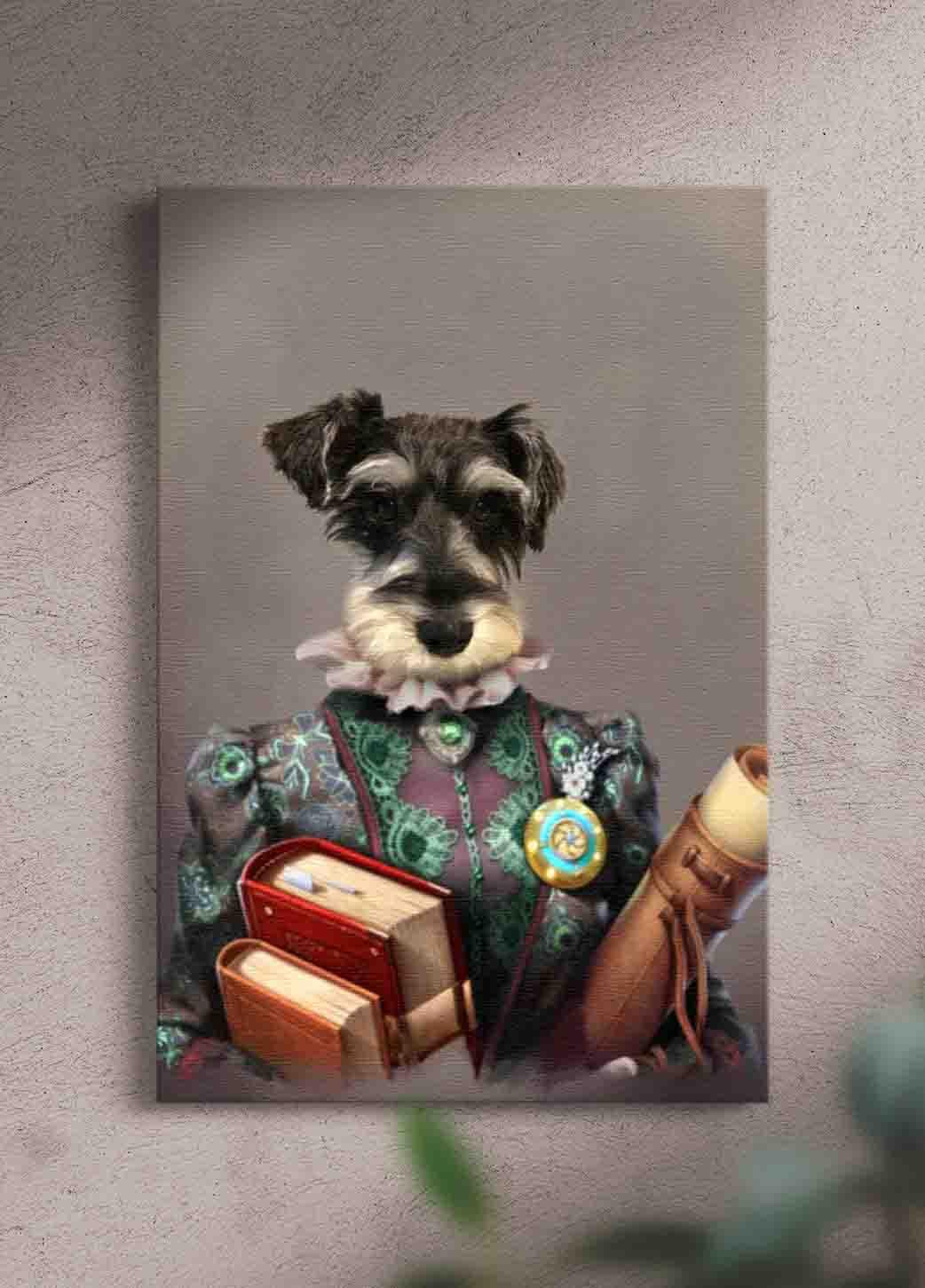The Tutor - Custom Pet Portrait - NextGenPaws Pet Portraits