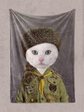 Load image into Gallery viewer, The Scout - Custom Pet Blanket - NextGenPaws Pet Portraits