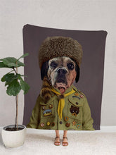 Load image into Gallery viewer, The Scout - Custom Pet Blanket - NextGenPaws Pet Portraits