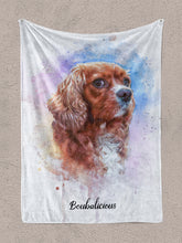 Load image into Gallery viewer, Vibrant WaterColour - Custom Pet Blanket