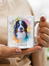 Load image into Gallery viewer, Vibrant WaterColour - Custom Pet Mug