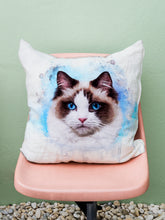 Load image into Gallery viewer, Vibrant WaterColour - Custom Pet Pillow