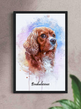 Load image into Gallery viewer, Vibrant WaterColour - Custom Pet Poster