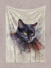 Load image into Gallery viewer, WaterColour - Custom Pet Blanket - NextGenPaws Pet Portraits