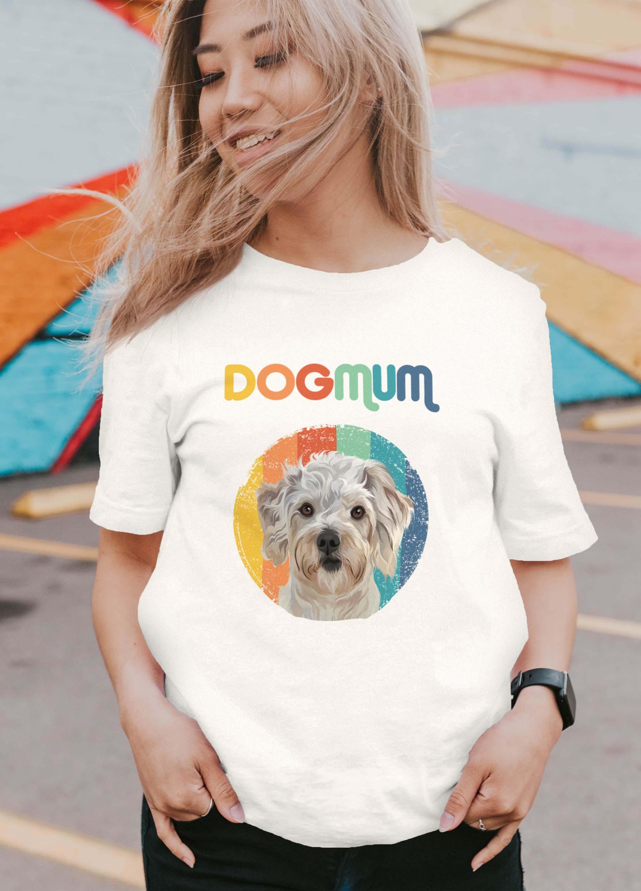 Dog Mum - Custom Pet TShirt - NextGenPaws Pet Portraits