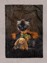 Load image into Gallery viewer, The Admiral - Custom Pet Blanket - NextGenPaws Pet Portraits