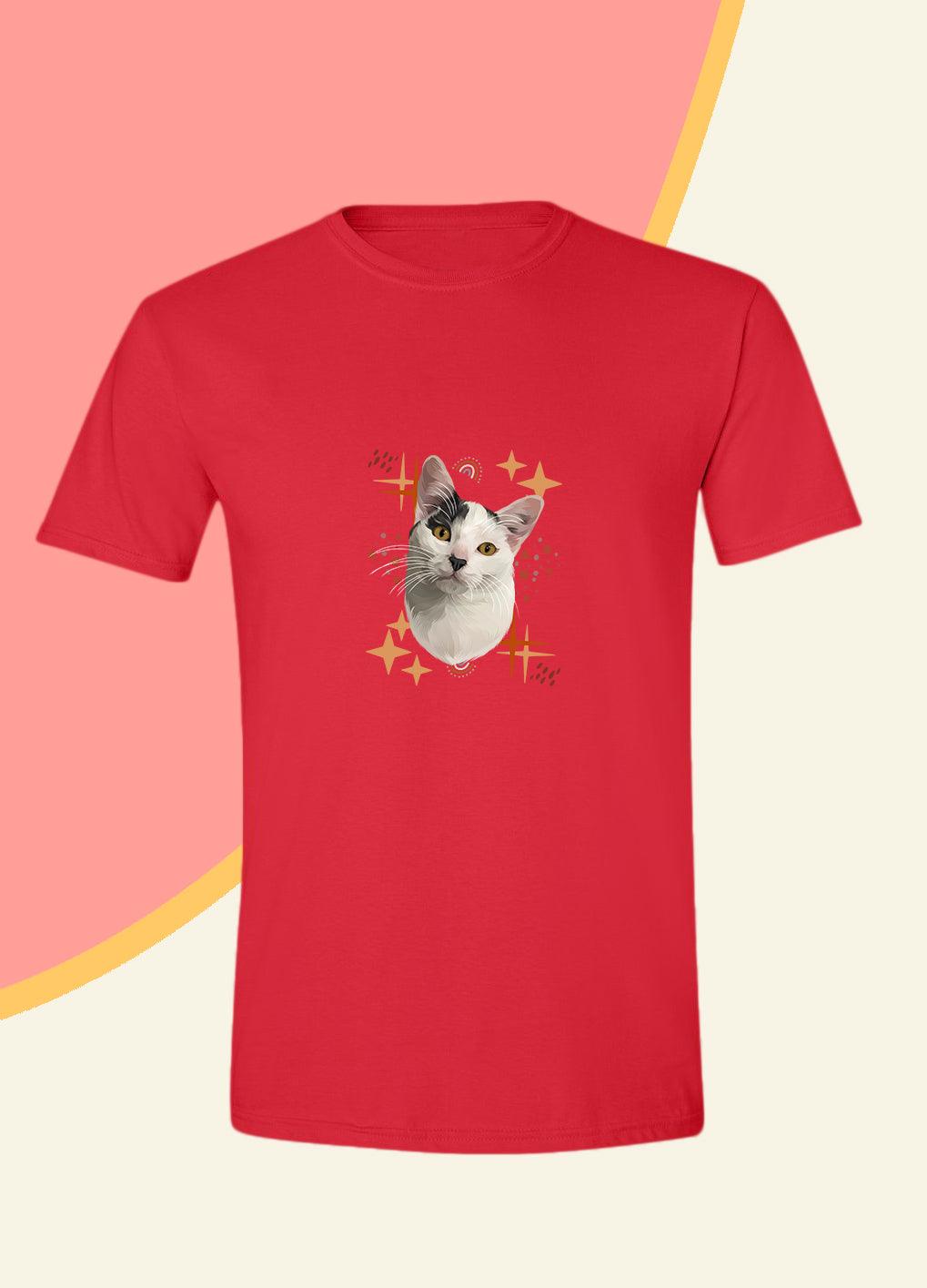 Bohemian Style - Unisex Custom Pet TShirt - NextGenPaws Pet Portraits