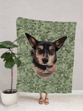 Load image into Gallery viewer, Money Don't Jiggle  - Custom Pet Blankets - NextGenPaws Pet Portraits