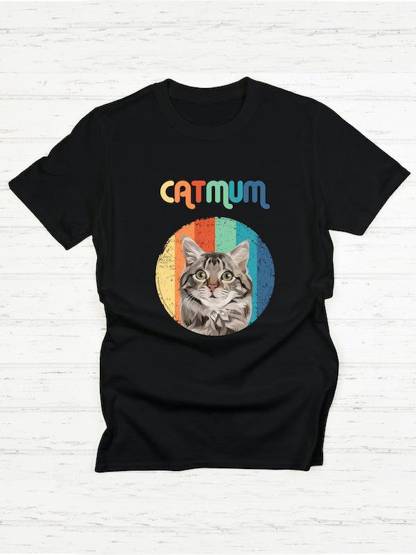 Cat Mum - Custom Pet TShirt - NextGenPaws Pet Portraits