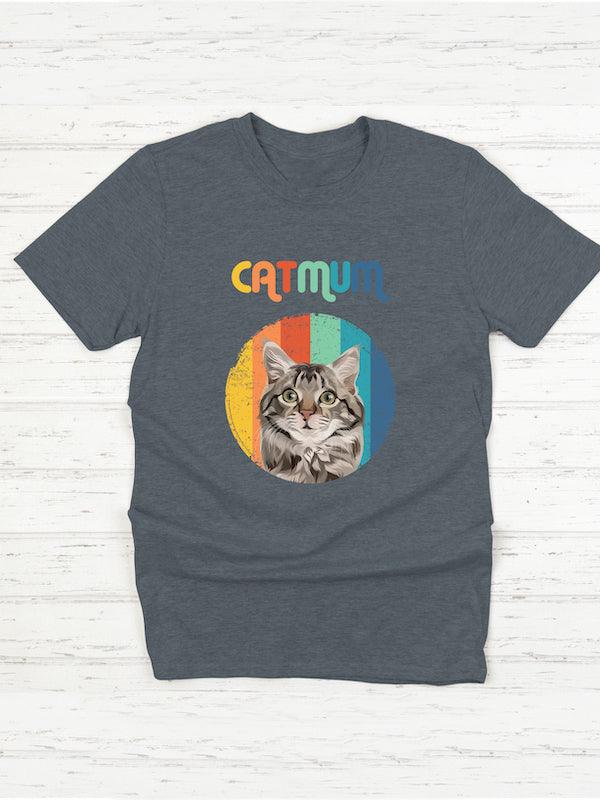 Cat Mum - Custom Pet TShirt - NextGenPaws Pet Portraits