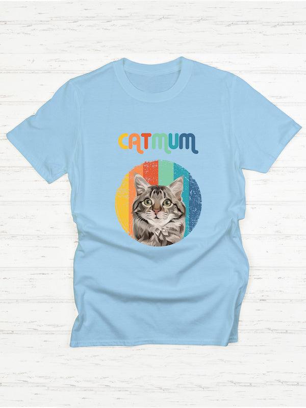 Cat Mum - Custom Pet TShirt - NextGenPaws Pet Portraits