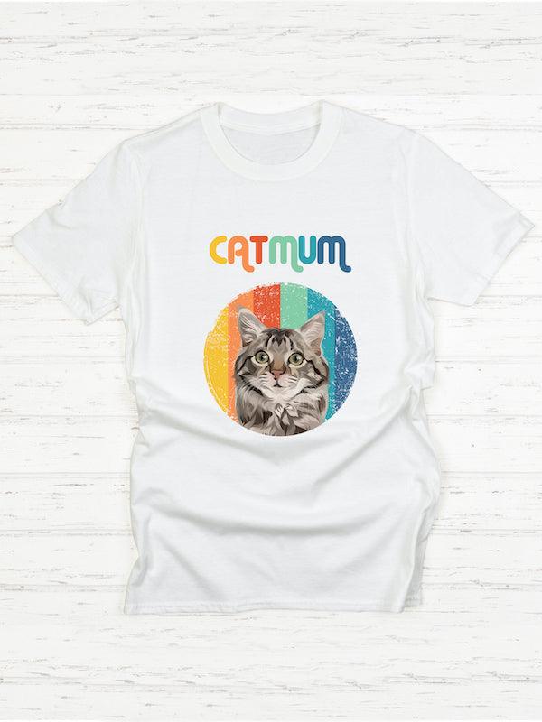 Cat Mum - Custom Pet TShirt - NextGenPaws Pet Portraits