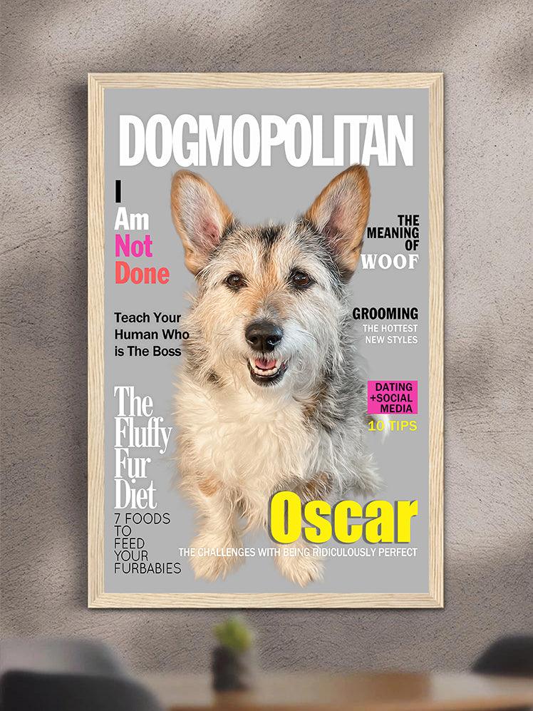 Dog/Catsmopolitan Magazine Cover - Custom Pet Poster - NextGenPaws Pet Portraits