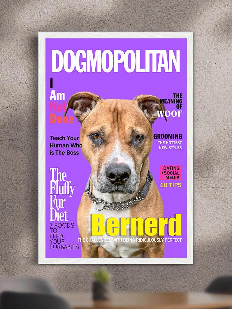 Dog/Catsmopolitan Magazine Cover - Custom Pet Poster - NextGenPaws Pet Portraits