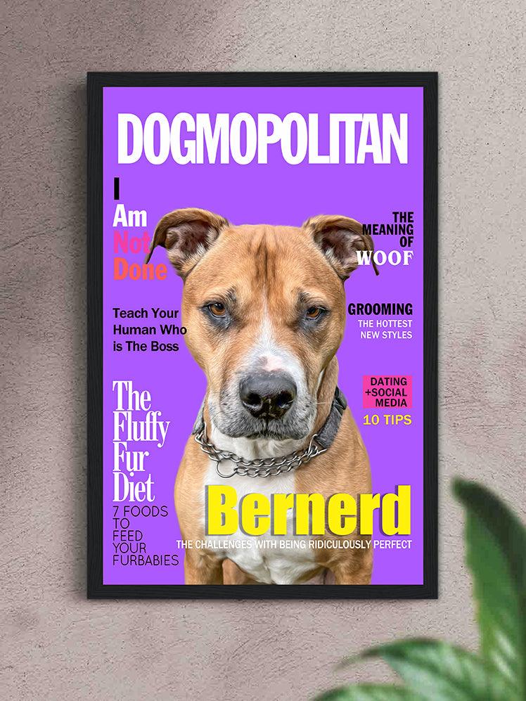 Dog/Catsmopolitan Magazine Cover - Custom Pet Poster - NextGenPaws Pet Portraits