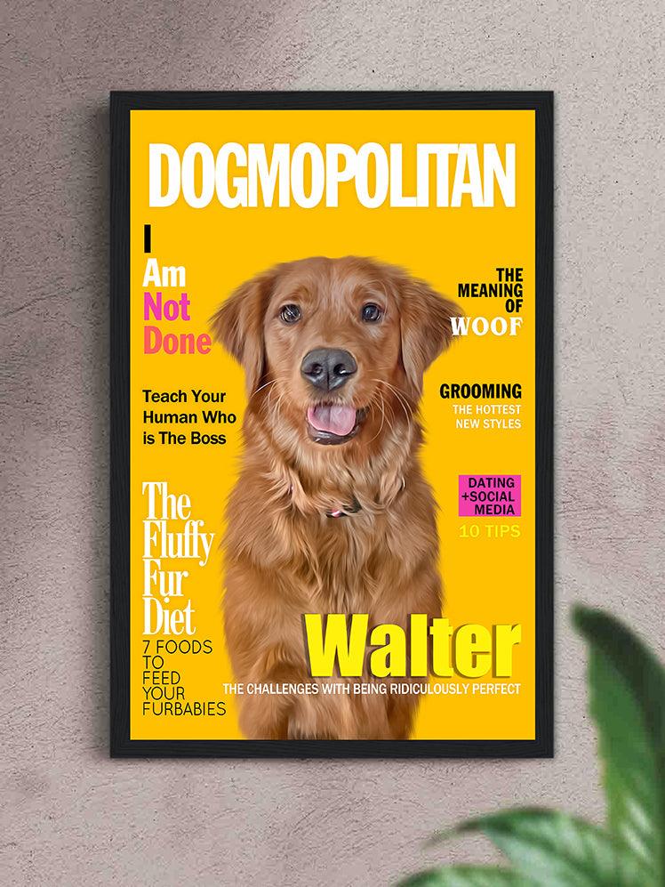 Dog/Catsmopolitan Magazine Cover - Custom Pet Poster - NextGenPaws Pet Portraits