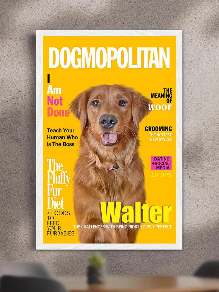 Dog/Catsmopolitan Magazine Cover - Custom Pet Poster - NextGenPaws Pet Portraits