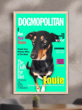 Load image into Gallery viewer, Dog/Catsmopolitan Magazine Cover - Custom Pet Poster - NextGenPaws Pet Portraits