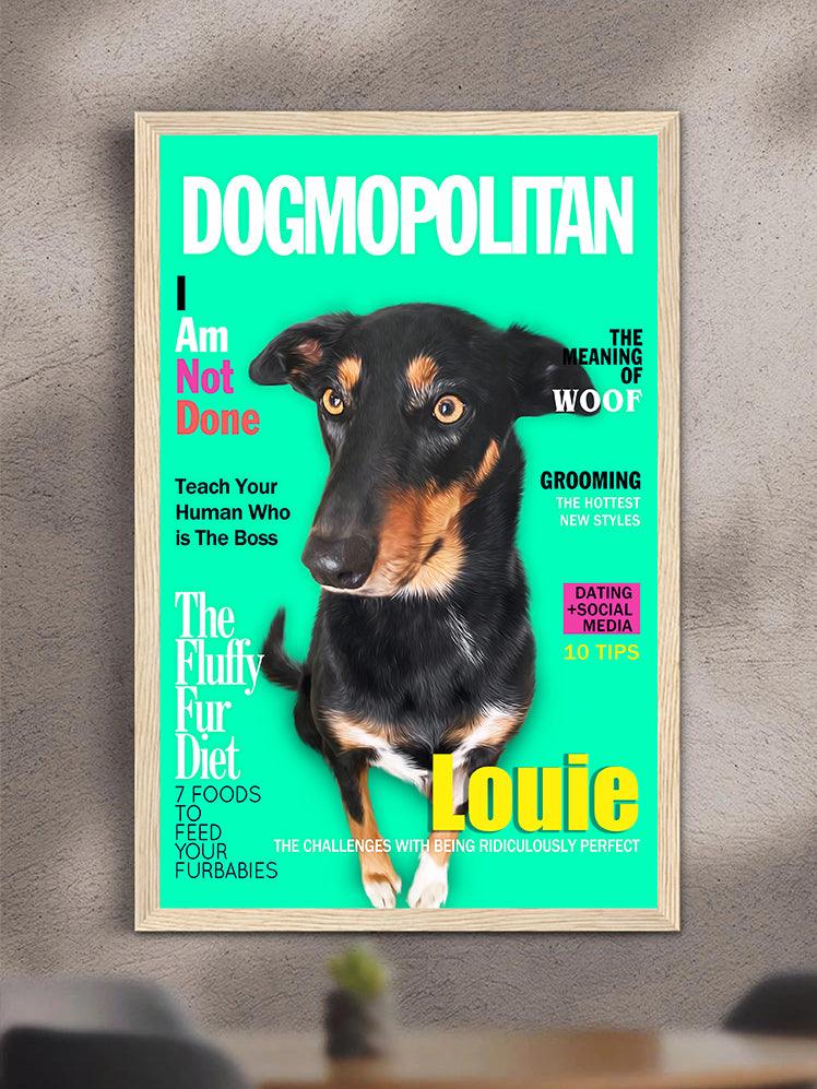 Dog/Catsmopolitan Magazine Cover - Custom Pet Poster - NextGenPaws Pet Portraits