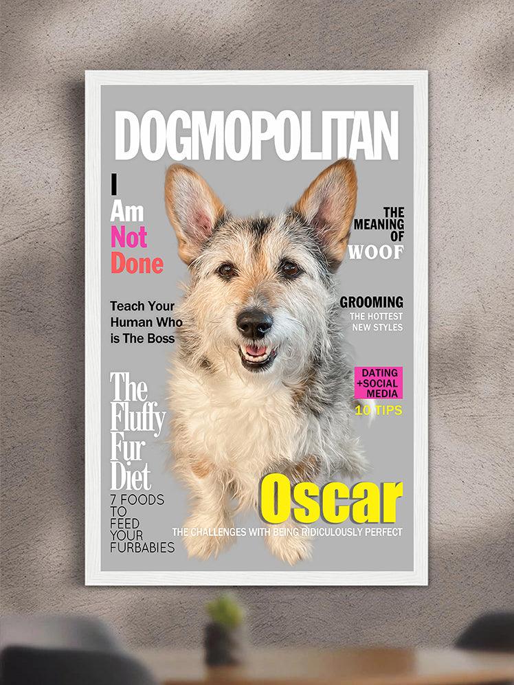 Dog/Catsmopolitan Magazine Cover - Custom Pet Poster - NextGenPaws Pet Portraits