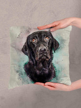 Load image into Gallery viewer, WaterColour - Custom Pet Pillow - NextGenPaws Pet Portraits
