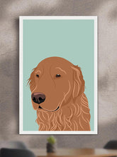 Load image into Gallery viewer, Flat Style - Custom Pet Poster - NextGenPaws Pet Portraits