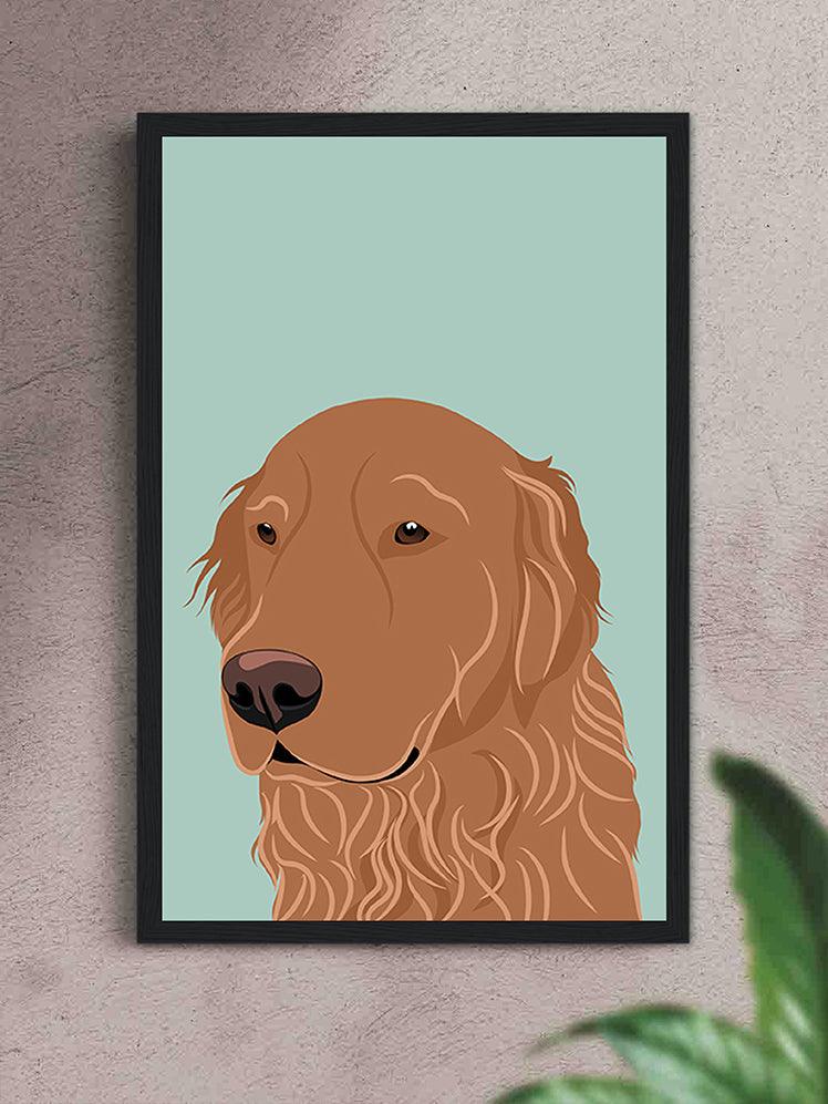 Flat Style - Custom Pet Poster - NextGenPaws Pet Portraits