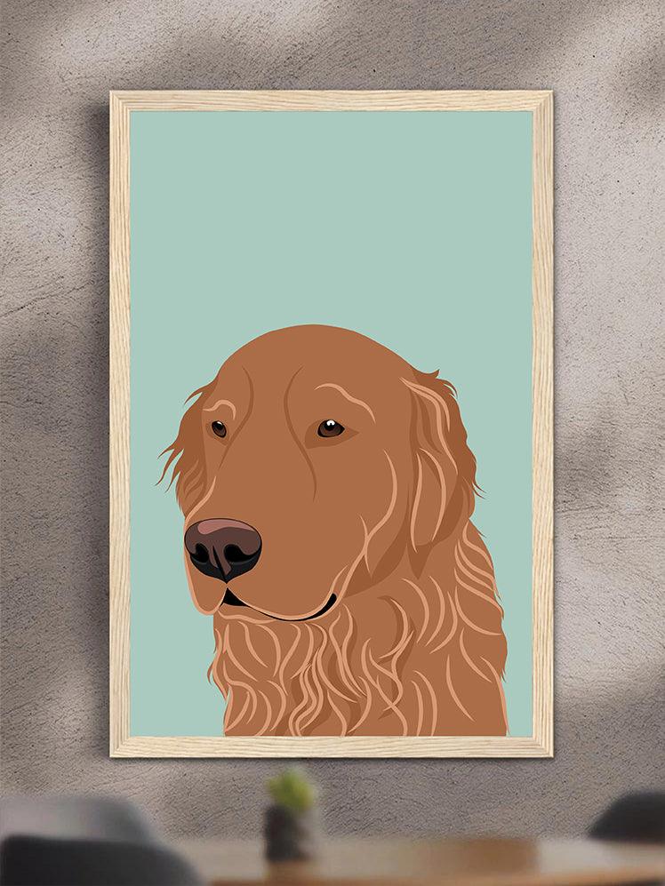 Flat Style - Custom Pet Poster - NextGenPaws Pet Portraits