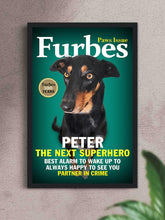 Load image into Gallery viewer, Furbes Magazine Cover - Custom Pet Poster - NextGenPaws Pet Portraits