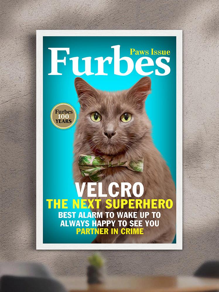 Furbes Magazine Cover - Custom Pet Poster - NextGenPaws Pet Portraits