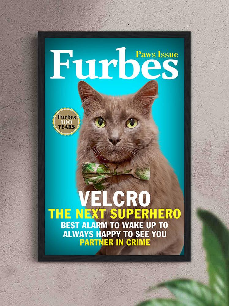 Furbes Magazine Cover - Custom Pet Poster - NextGenPaws Pet Portraits