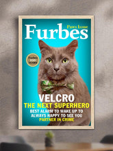 Load image into Gallery viewer, Furbes Magazine Cover - Custom Pet Poster - NextGenPaws Pet Portraits