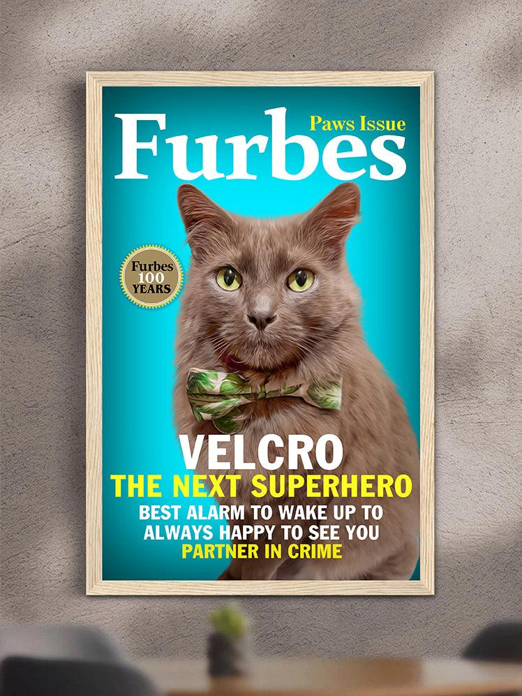 Furbes Magazine Cover - Custom Pet Poster - NextGenPaws Pet Portraits